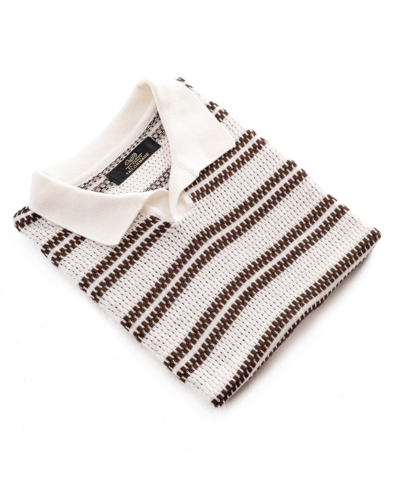 Bold Horizontal Stripes Knitted Tshirt