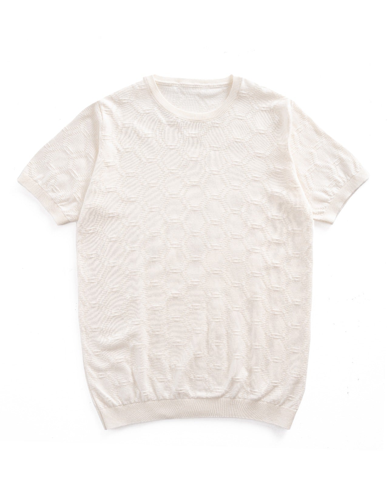 Knitted ZigZag Pattern Summer T-shirt