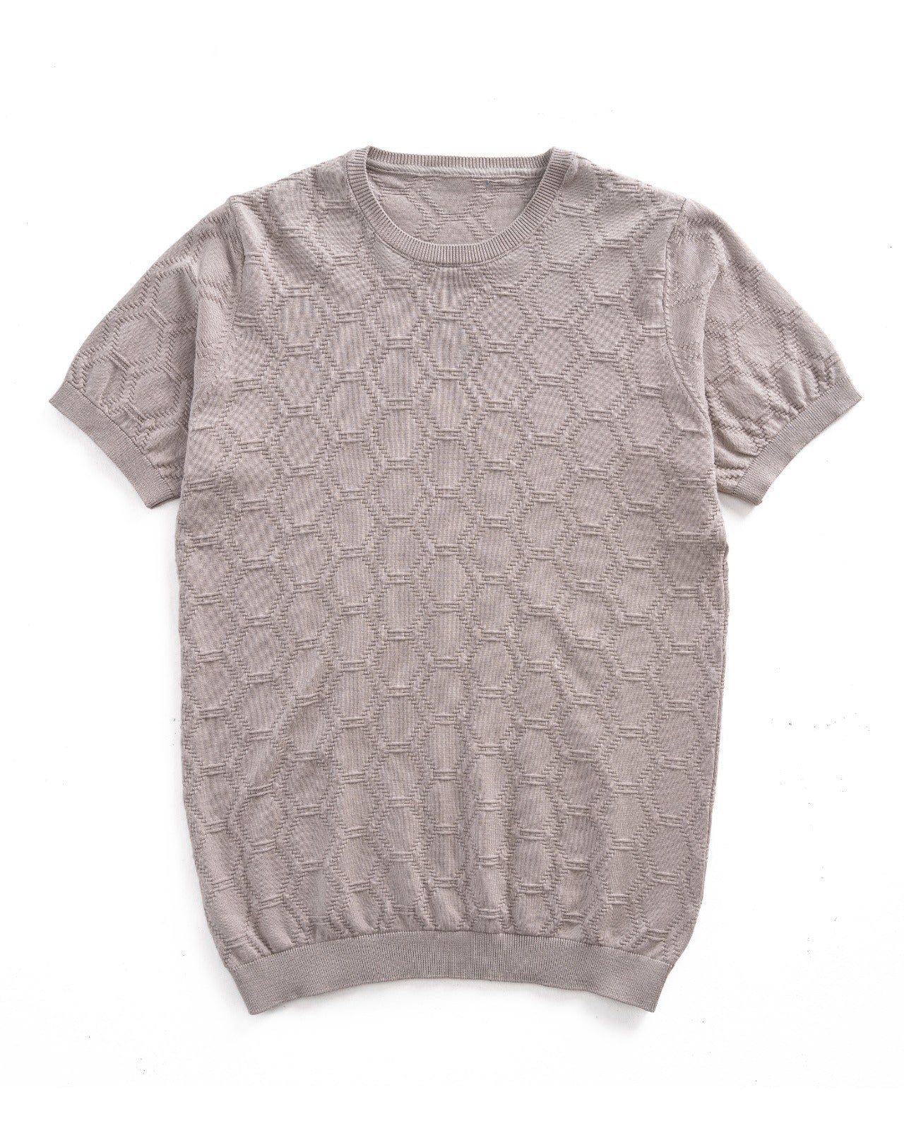 Knitted ZigZag Pattern Summer T-shirt