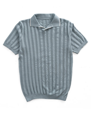 Polo V Stripped Knitted T-shirt