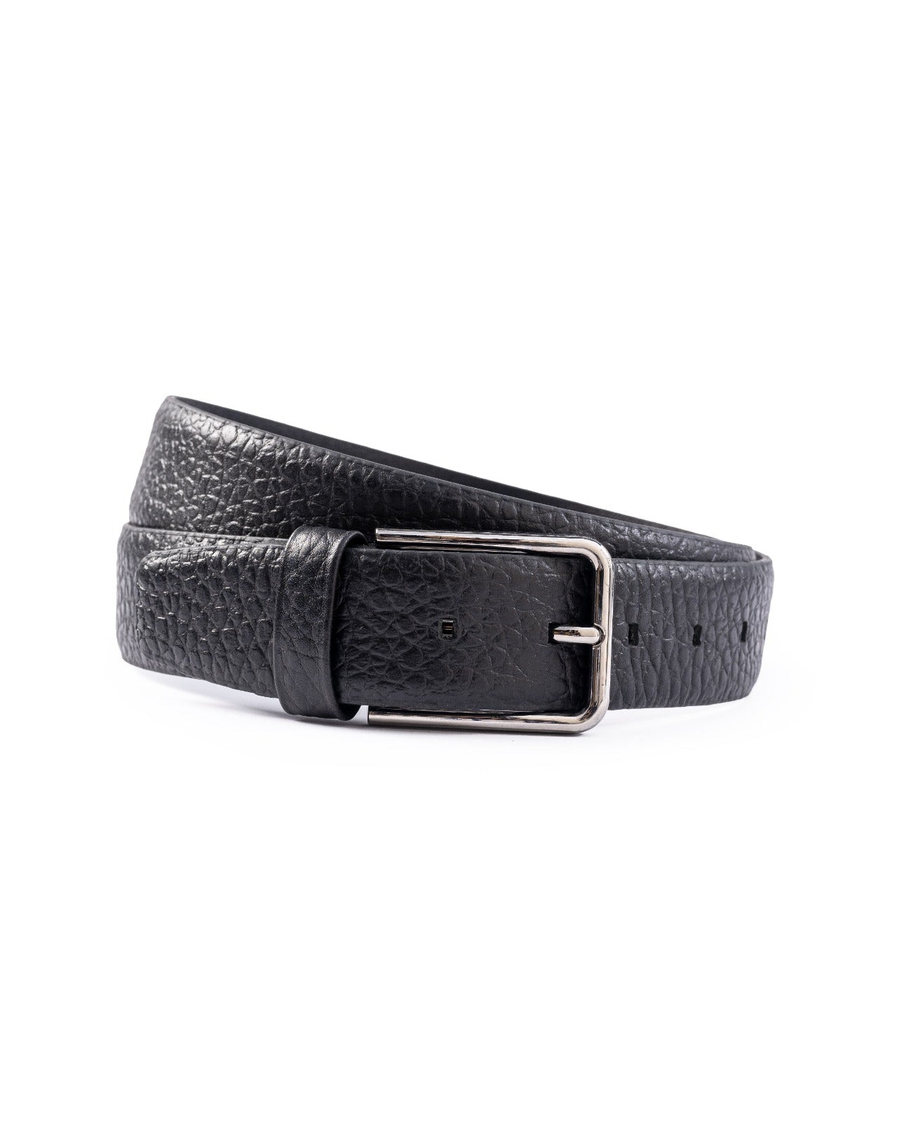 Textured Grain Leather Black