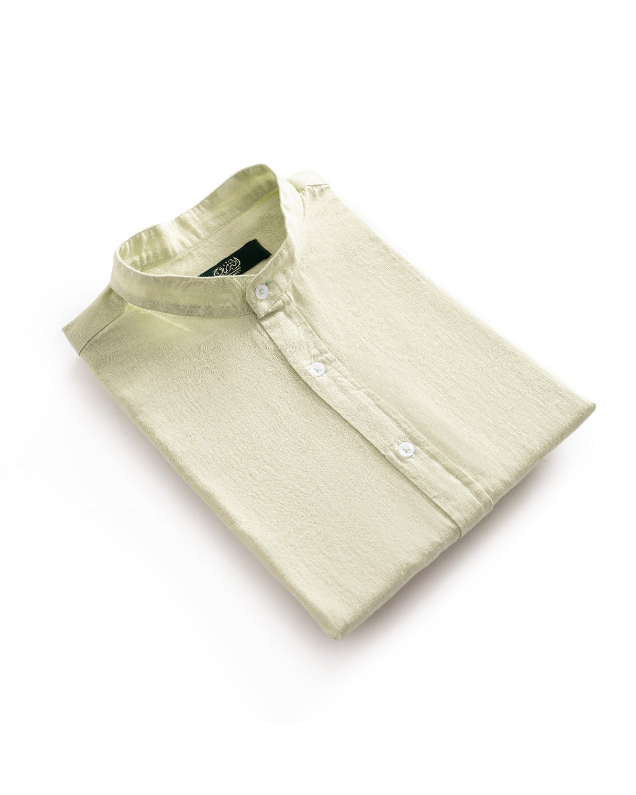 Grandad Collar Linen shirt