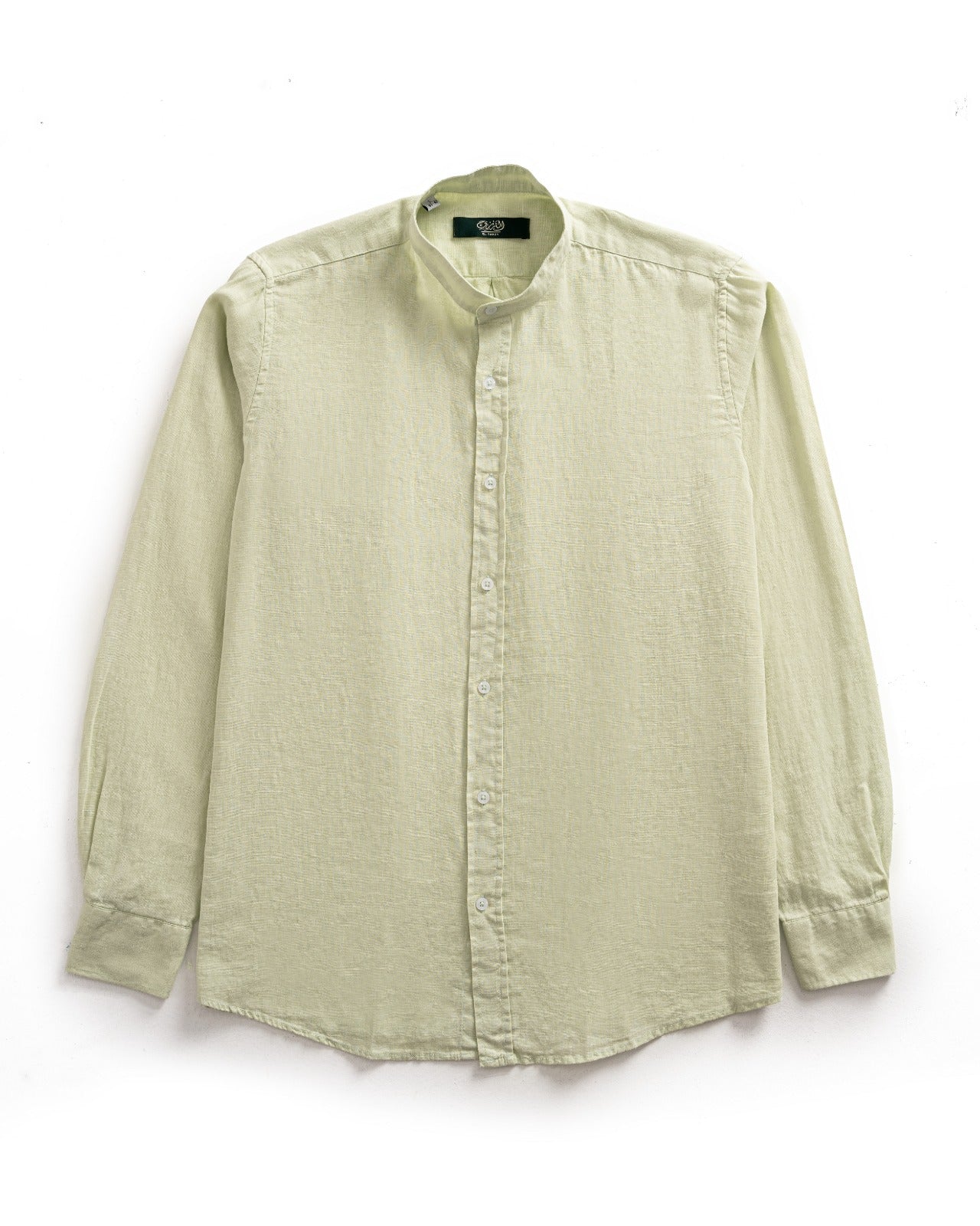 Grandad Collar Linen shirt