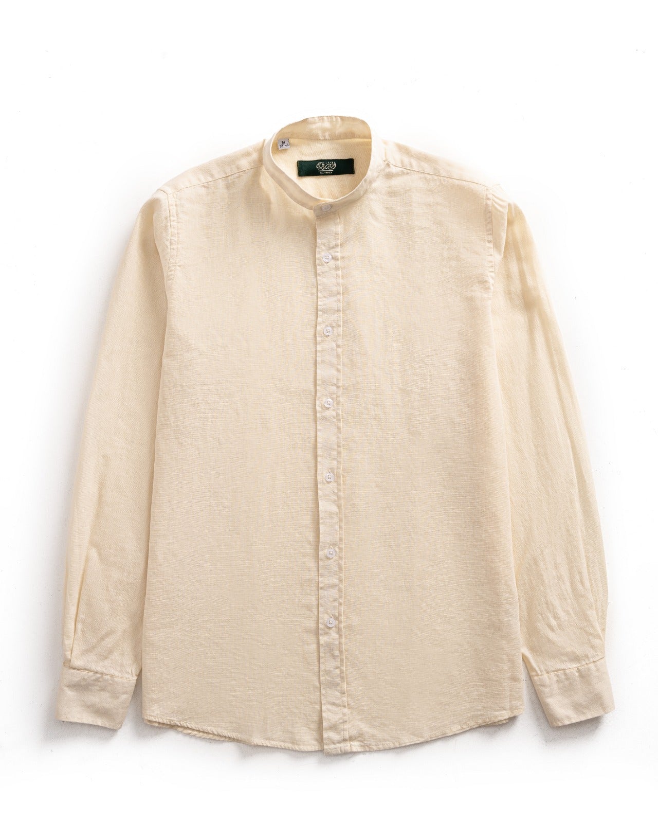 Grandad Collar Linen shirt