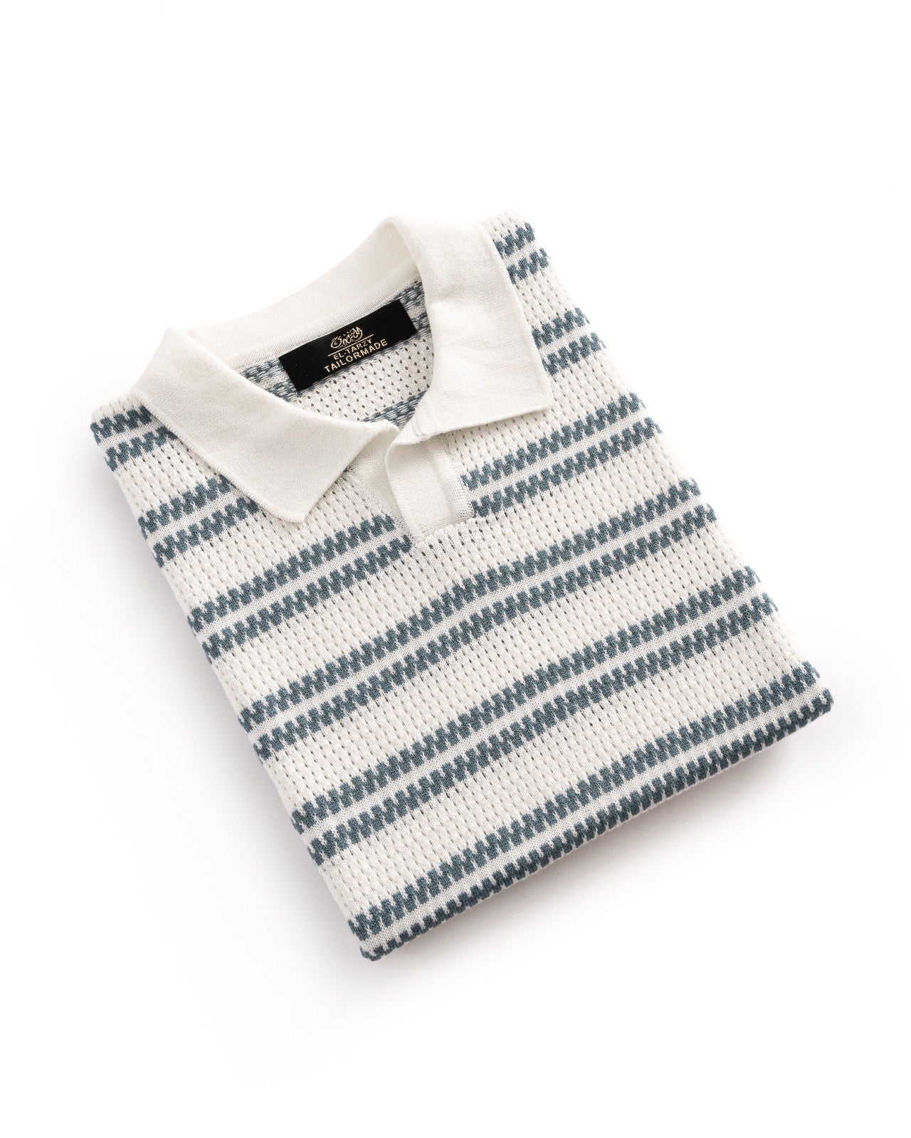 Bold Horizontal Stripes Knitted Tshirt