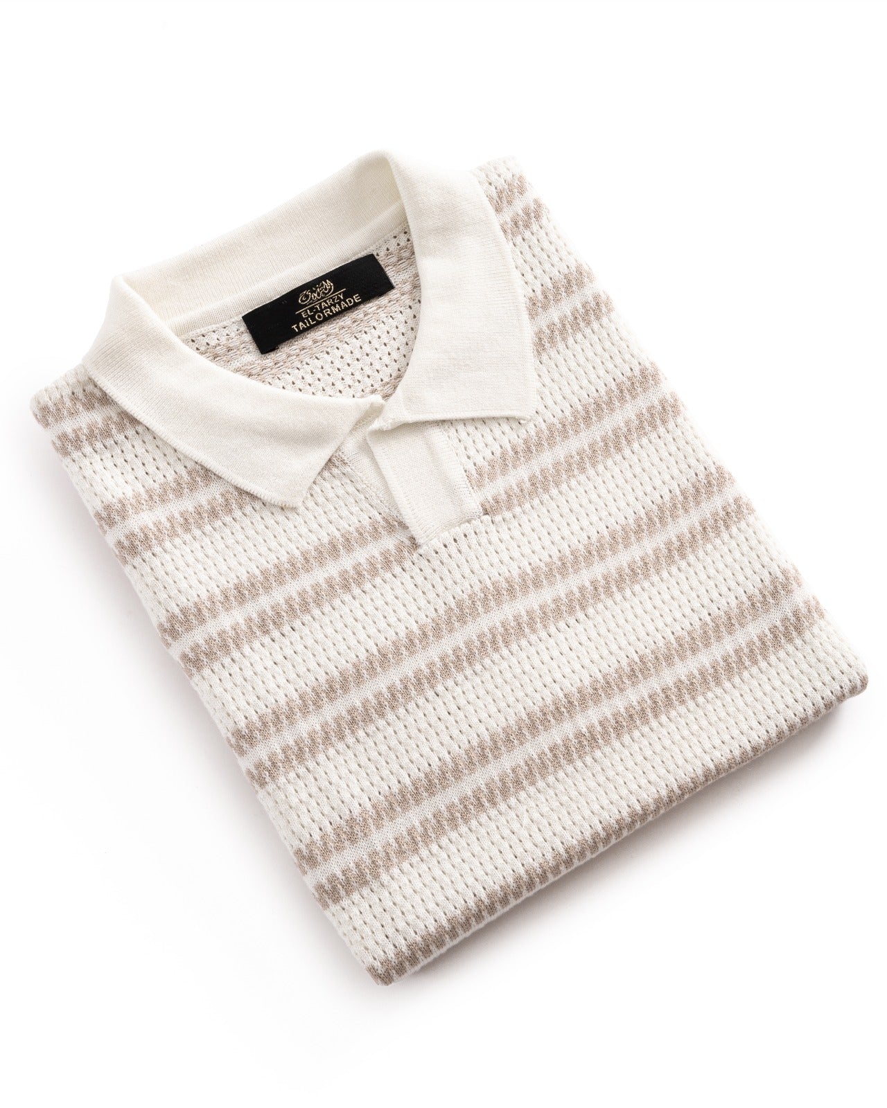 Bold Horizontal Stripes Knitted Tshirt