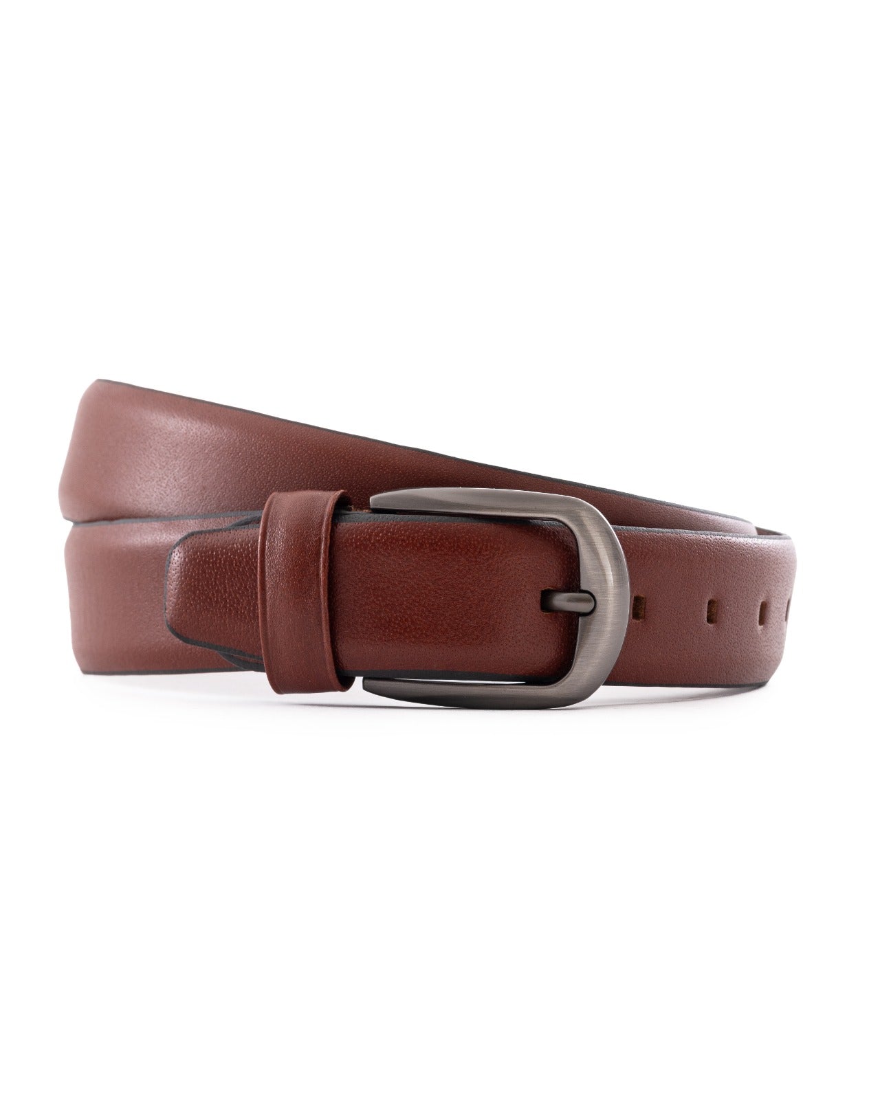 Camel Smooth Leather Belt