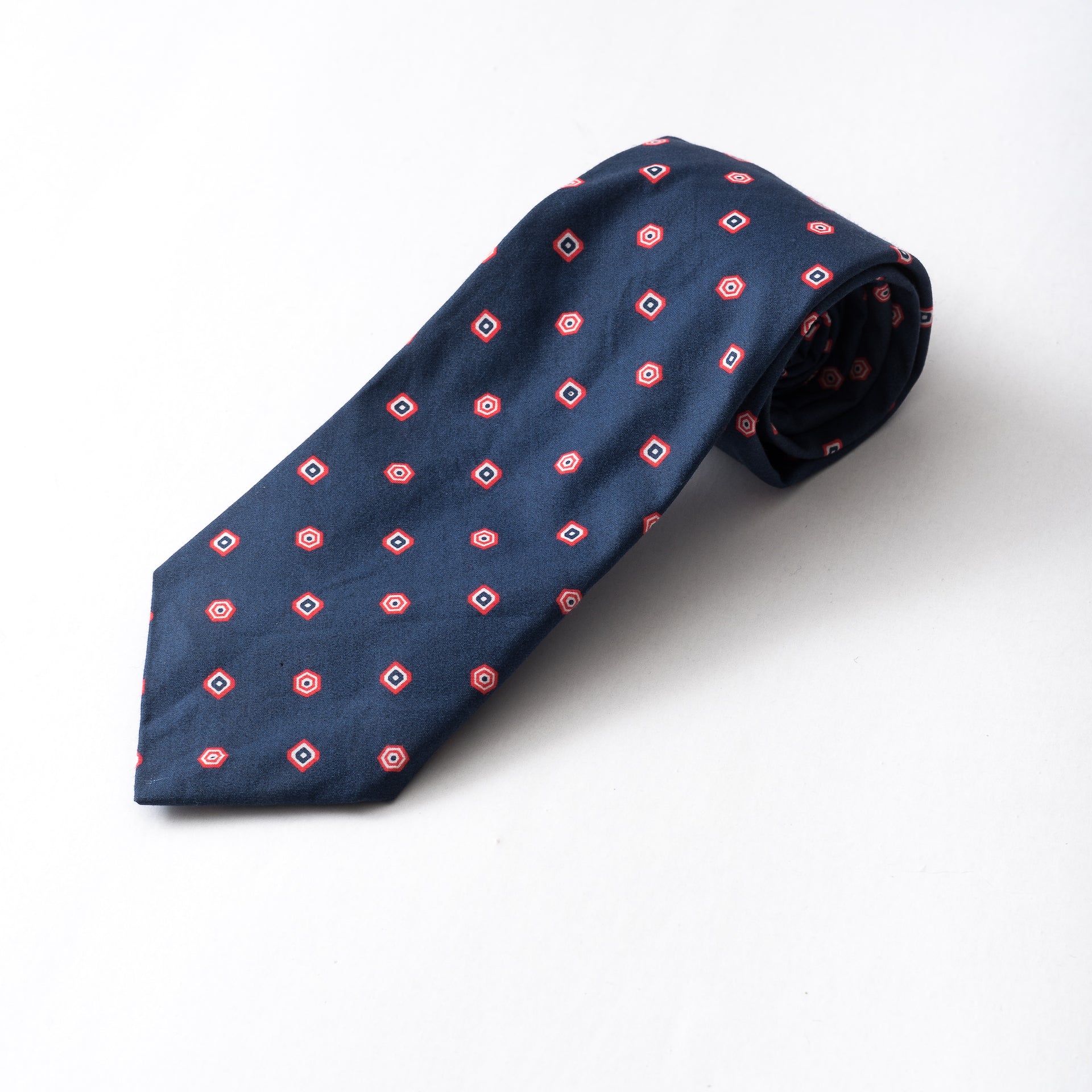 Dark blue with patterns tie