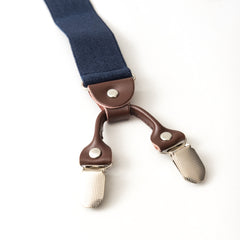 Dark blue suspender