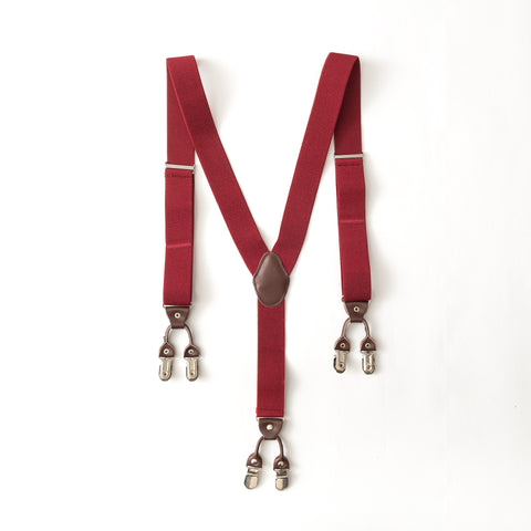 Dark Red suspender