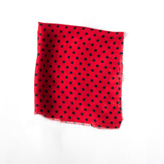 Red pointed pocket square
